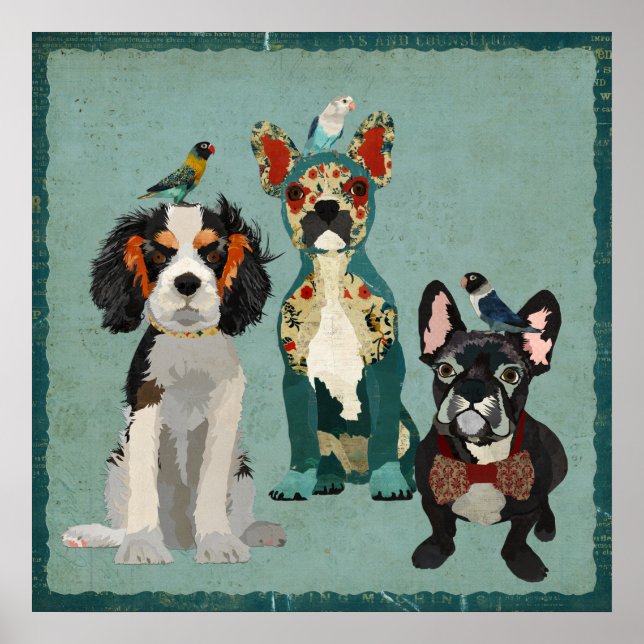 FUR & FEATHERS Art Poster (Vorne)