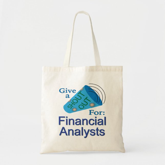 Für Finanzanalysten ausrufen Tragetasche (Vorne)