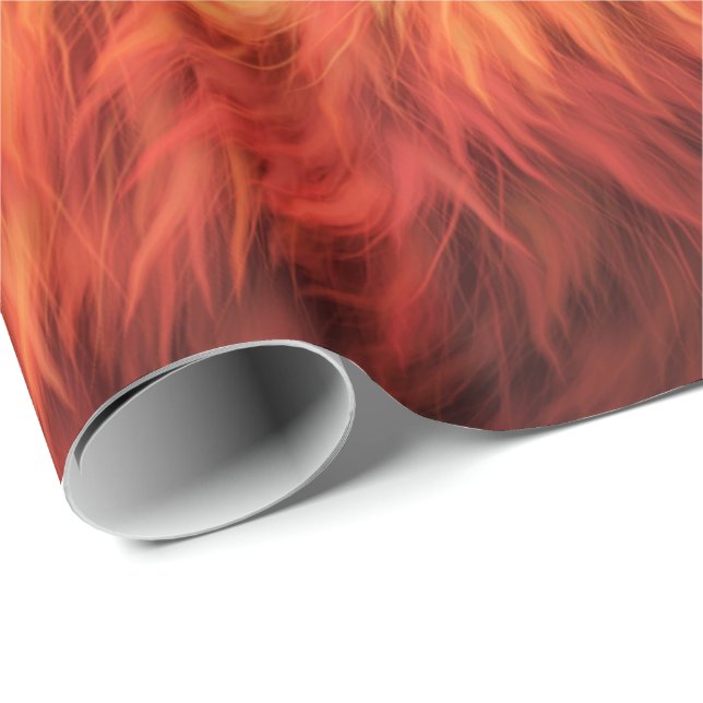 Fur Fire 1 Wrapping Paper Geschenkpapier (Rolleneckpunkt)