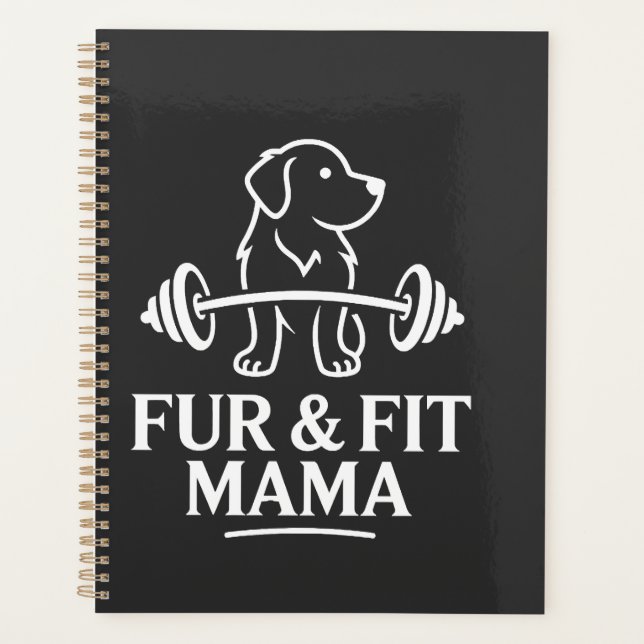 Fur & Fit Mama Hund Planer (Vorderseite)