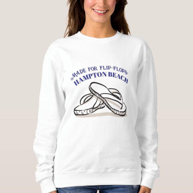 Für Flip-Flops gemacht: Dein Strand Sweatshirt (Vorderseite)