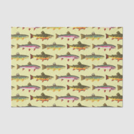 Für Forellen-Bum Seidenpapier