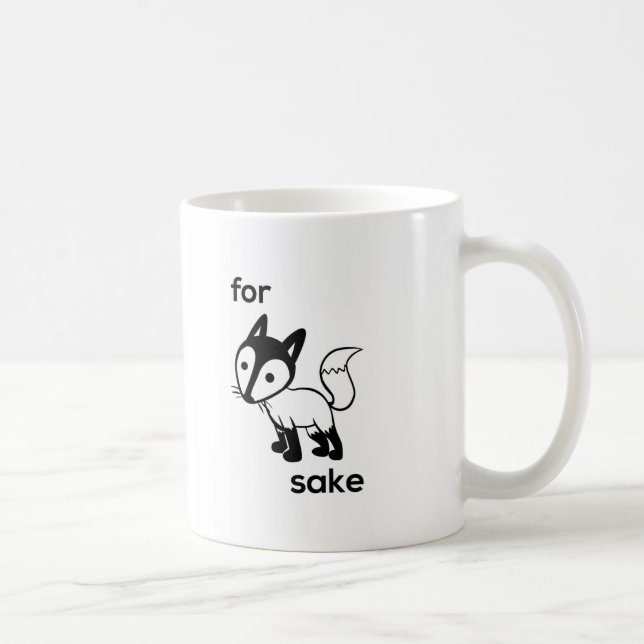Für Fox-Grund-Kaffee-Tasse Tasse (Rechts)