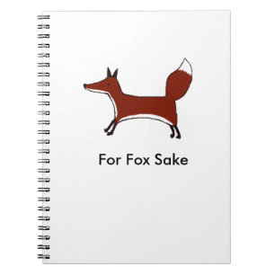 Für Fox-Grund-Notizbuch Notizblock