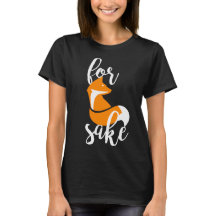 Für Fox-Grund - T - Shirt (Schwarzes)