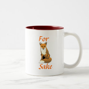 Für Fox-Grund-Tasse Zweifarbige Tasse