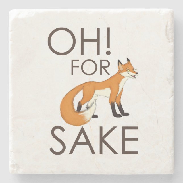 Für Fox-Grund-Untersetzer Steinuntersetzer (Vorderseite)