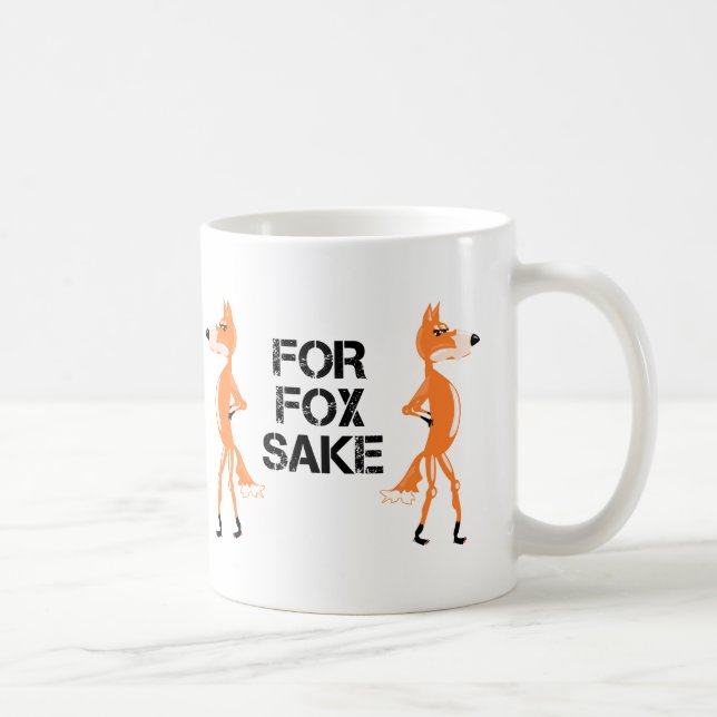 Für Fox Sake Argumentation Foxes Tasse (Rechts)