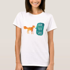 Für Fox Sake Crop Vest T-Shirt