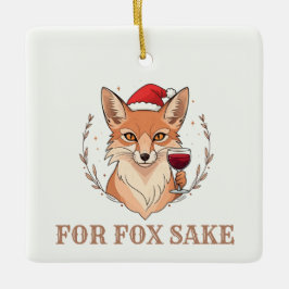 Für Fox Sake Keramikornament