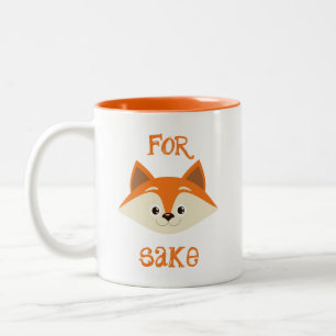 Für Fox Sake Zwei-Tone-Kaffee-Tasse Zweifarbige Tasse