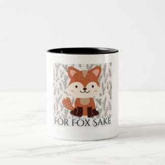 Für Fox Sake Zweifarbige Tasse