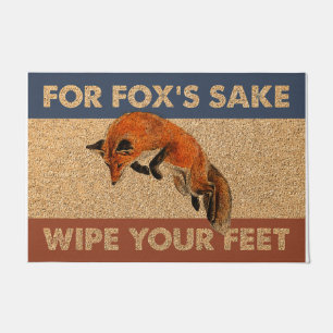 Für Fox's Sake Wischen Sie Ihre Füße Fußmatte