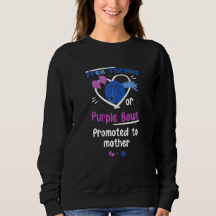 Für Frauen freie Pfeile oder Lila Bogen, die zum M Sweatshirt