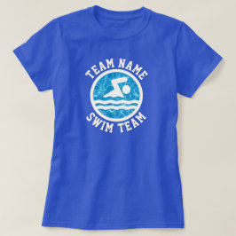 Für Frauen ist das Schwimmen und Tauchen Teamname T-Shirt