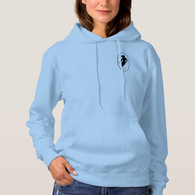 Für Frauen und Mädchen, die Basketball Liebe Hoodie (Vorderseite)