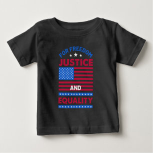 Für Freiheit, Recht und Gleichheit Baby T-shirt