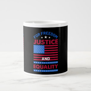 Für Freiheit, Recht und Gleichheit Jumbo-Tasse