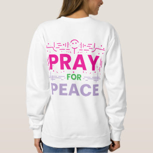 Für Frieden plädieren Sweatshirt