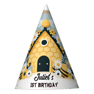 für Frühjahr daisy Yellow ersten 1. Bienentag Gebu Partyhütchen