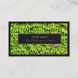 Für Gartenexperten und Naturdesigner Visitenkarte