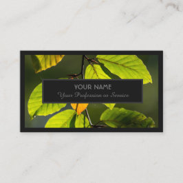 Für Gartenexperten und Naturdesigner Visitenkarte