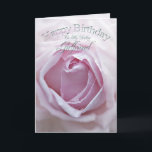 Für Girlfriend eine Geburtstagskarte mit rosa Rosa Karte<br><div class="desc">Ein zartes,  blassrosa Rosa erhob sich im nahen auf. Eine wunderschöne Geburtstagskarte,  die Sie anpassen können,  um Ihre eigenen Gefühle zu vermitteln.</div>