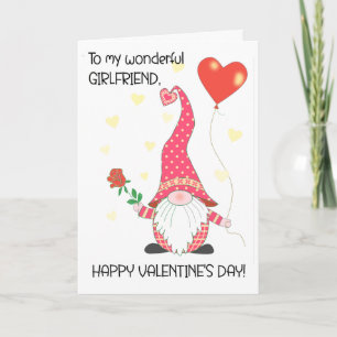 Für Girlfriend Valentine's Niedliches Genom und Ro Karte