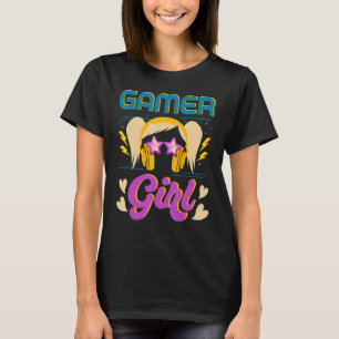 Für Girls Gamers Video Games Gamer Girl Niedlich G T-Shirt