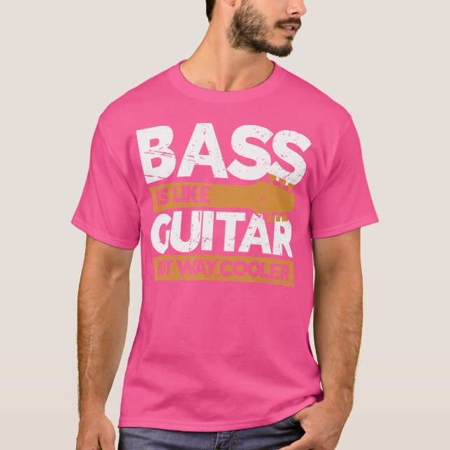 Für Gitarrist Musician Music Bass Fan Acoustic T-Shirt (Vorderseite)