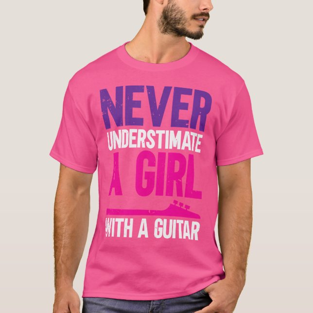 Für Gitarrist Musician Music Bass Fan Acoustic T-Shirt (Vorderseite)
