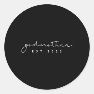 Für Godmutter Ostseemünde 2022 Ankündigung zur Sch Runder Aufkleber