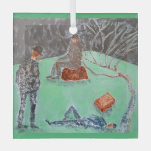 FÜR GODOT-Glasverzierung gewartet Ornament Aus Glas