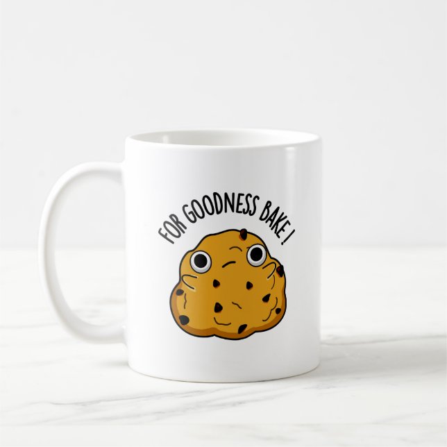 Für Goodness Bake Funny Food Baking Pub Kaffeetasse (Links)