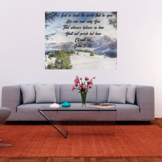 Für Gott hat die Welt so geliebt, auf Leinwand ged