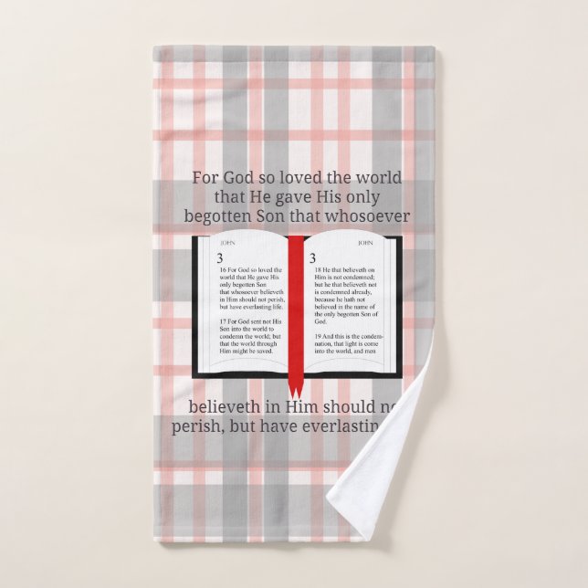 Für Gott so liebte die Welt Badhandtuch Set (Handtuch)