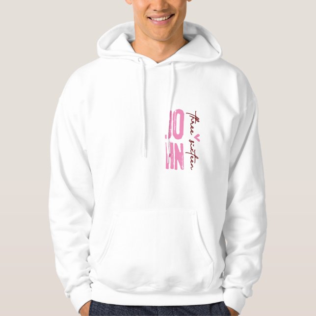 Für Gott so liebte die Welt | Bibel John 3:16 Hoodie (Vorderseite)