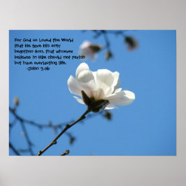Für Gott So liebte die Welt John 3:16 Kunstdrucke Poster