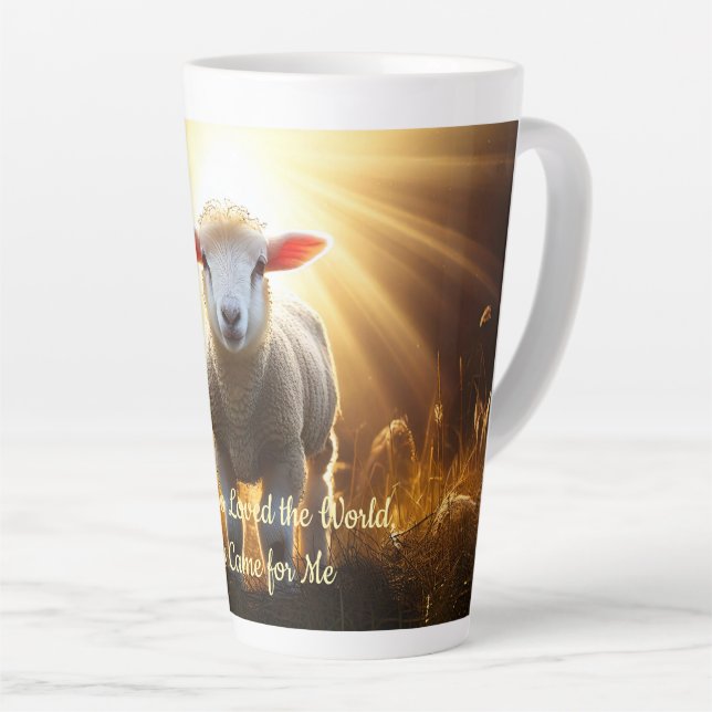 Für Gott so liebte die Welt, Lamm Milchtasse (Rechte Ecke)