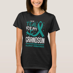 Für Grandson Food Allergy Aquamarine Männer T-Shirt