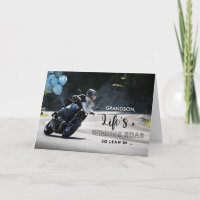 Für Grandson Motorrad Thema Geburtstag auf Kurs