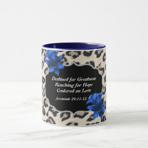 Für Greatness Tierdruckflorale Tasse bestimmt
