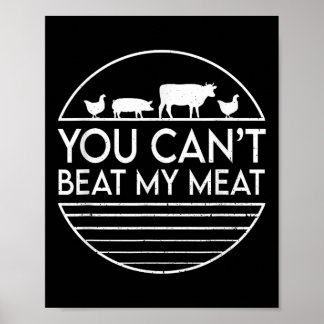 für Grillbügel und -amp; Grillfächer für Fleisch u Poster