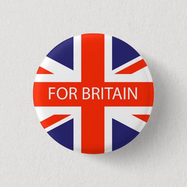 Für Großbritannien-Abzeichen Button (Vorderseite)