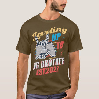 Für große Bruder-Jungen befördert, die bis zu Big T-Shirt