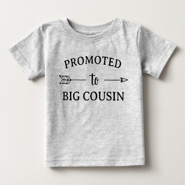 Für große Cousins als Matching Sibling gefördert Baby T-shirt (Vorderseite)