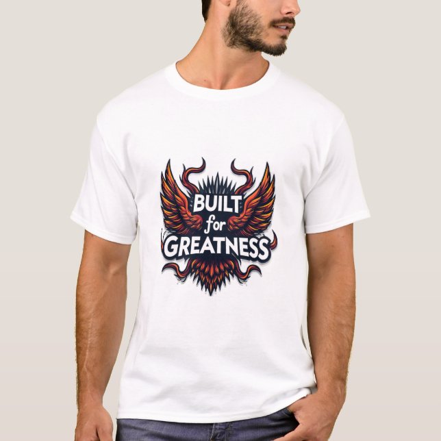 Für Größe gebaut T-Shirt (Vorderseite)