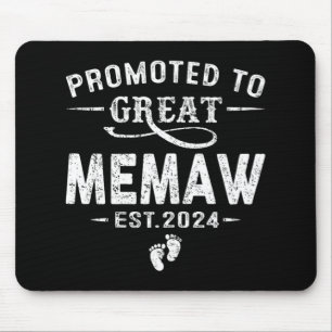 Für große Memaw 2024 Muttertag Erstmalige Mutter Mousepad
