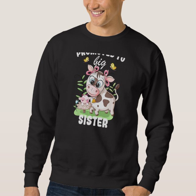 Für große Schwester 2023 befördert Sweatshirt (Vorderseite)