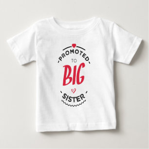 Für große Schwester befördert Baby T-shirt